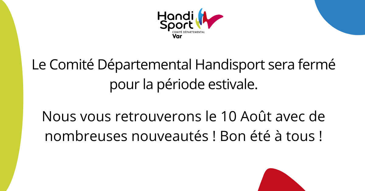 Congés d'été 2026