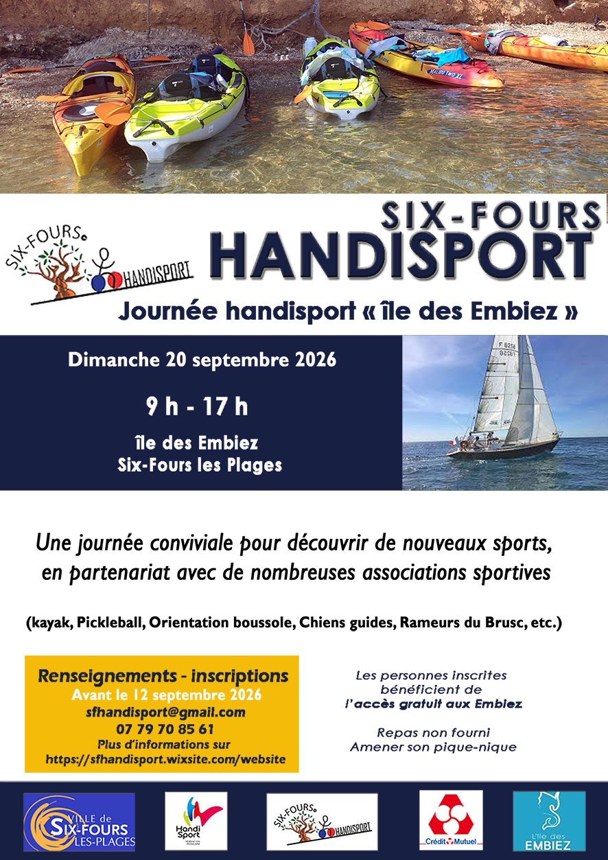 Journée Handisport îles des Embiez